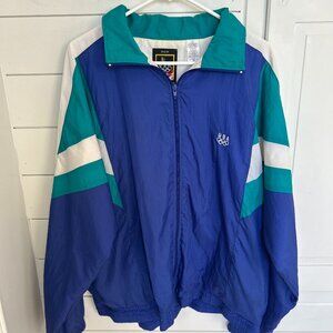 Vintage 90s Lightweight Windbreaker - USA Olympics - 1990s - Large - Blue